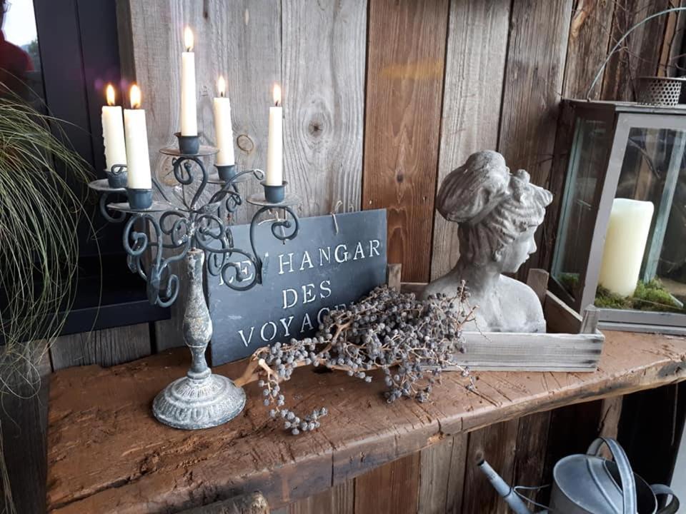 Le Hangar Des Voyageurs Petit-Halleux Esterno foto